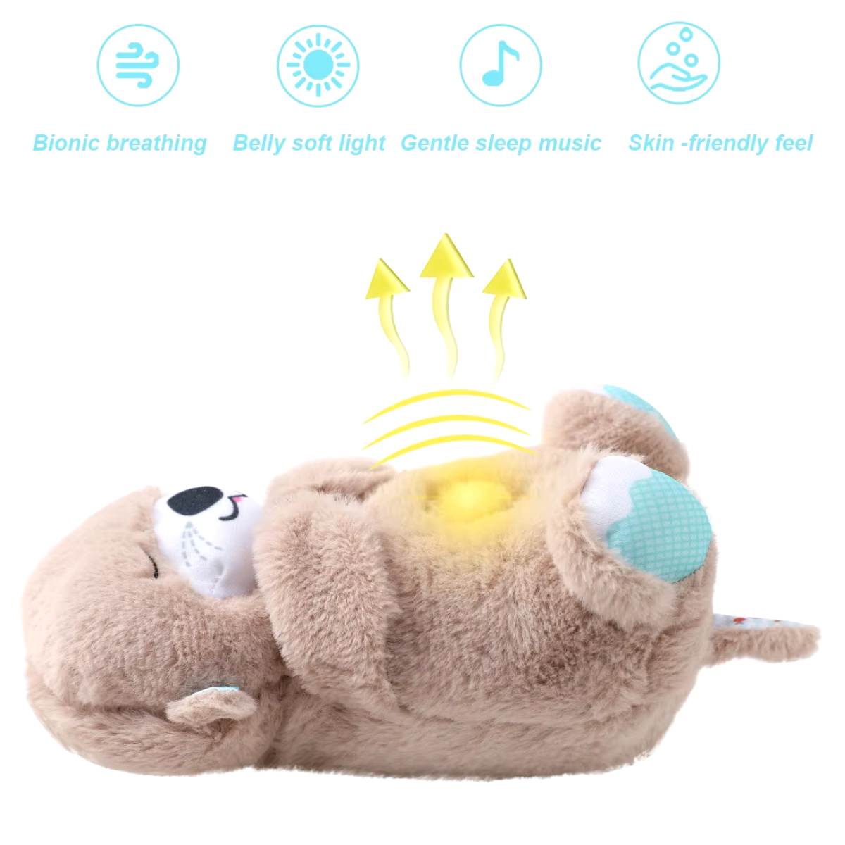 ✨ Nutria Peluche que Respira – El abrazo que calma y acompaña
