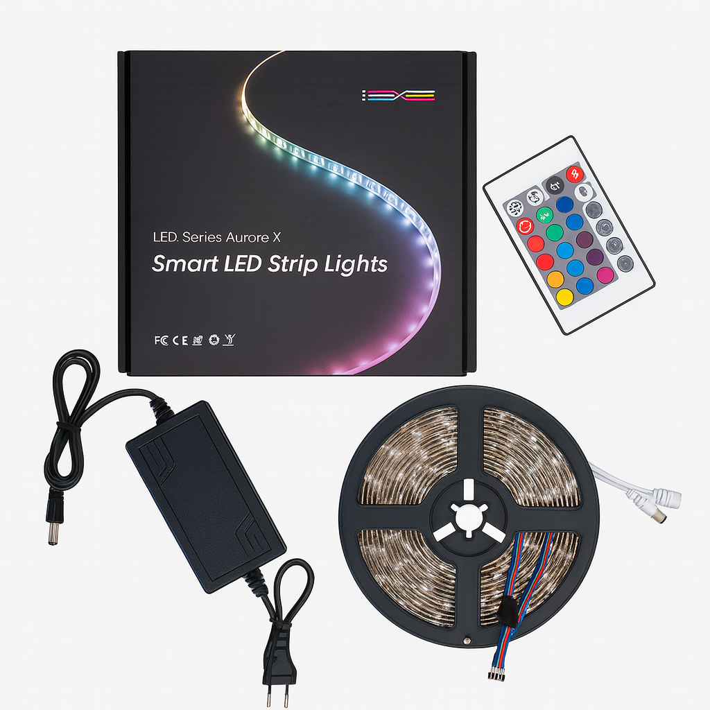 ✨ CINTA LED 10M BLUETOOTH A2406-480 – Iluminación inteligente para cada momento
